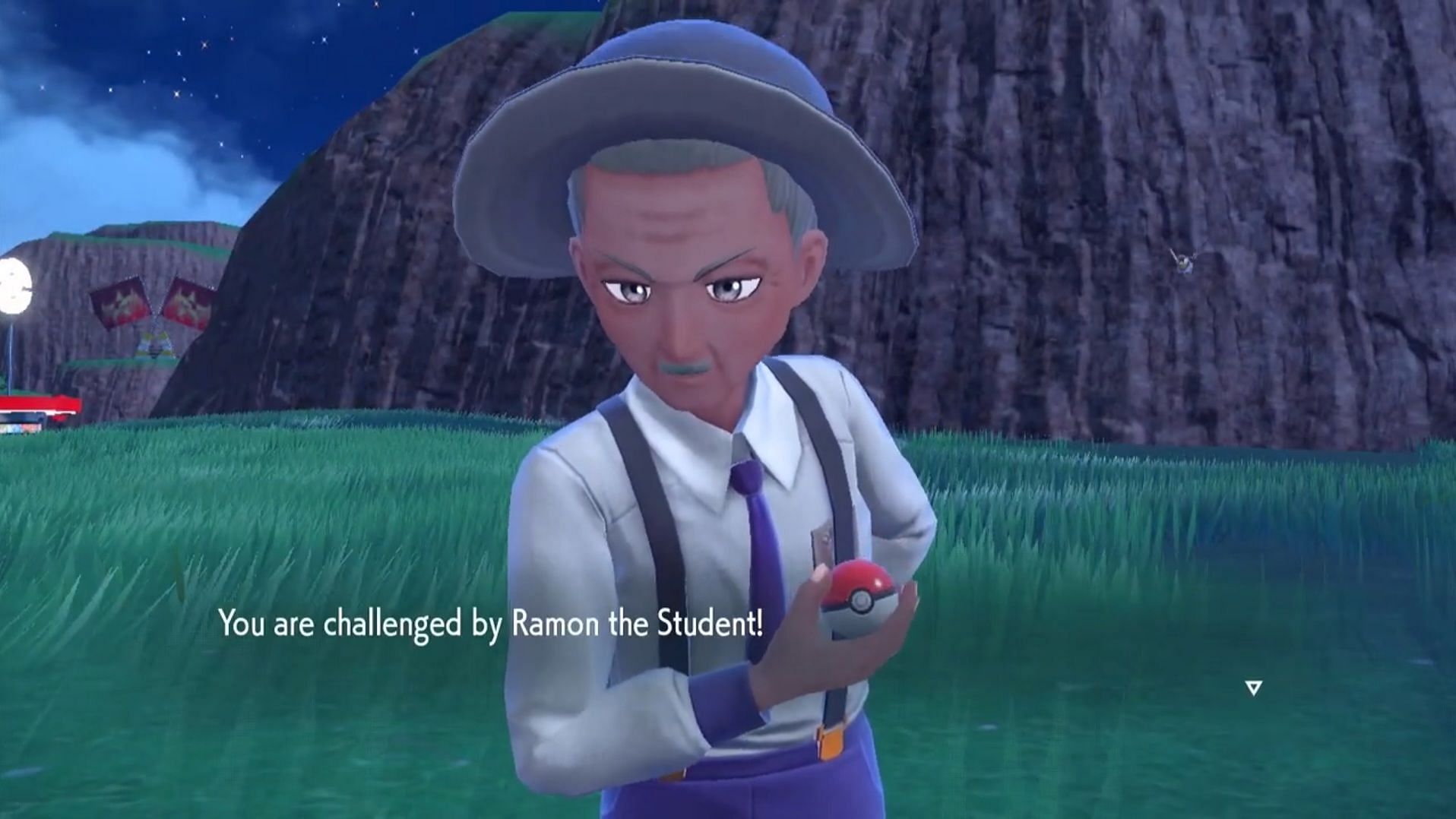 Ramon the student in Galar (Image via TPC)